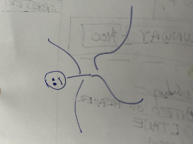 Child drawing on paper